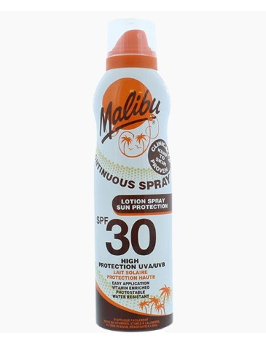 Malibu Continuous Lotion Spray Sun Protection SPF30 Malibu Continuous Lotion Spray Sun Protection SPF30