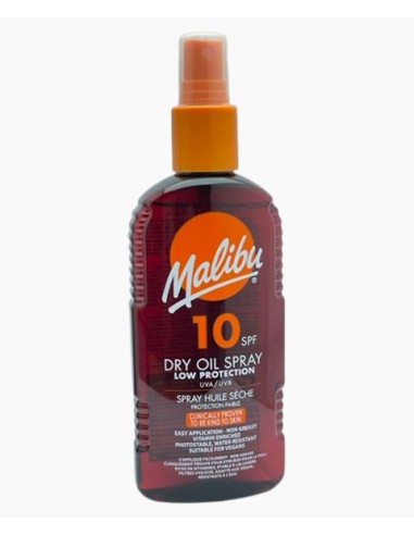 Malibu Low Protection Dry Oil Spray SPF10 Malibu Low Protection Dry Oil Spray SPF10