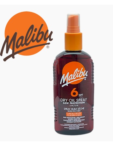 Malibu Low Protection Dry Oil Spray With SPF6