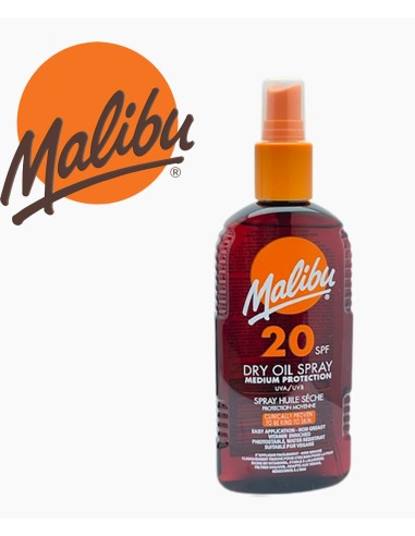 Malibu Medium Protection Dry Oil Spray With SPF20 Malibu Medium Protection Dry Oil Spray With SPF20
