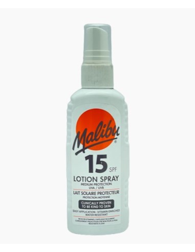 Malibu Medium Protection Lotion Spray SPF15 Malibu Medium Protection Lotion Spray SPF15