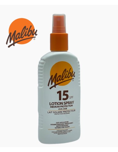 Malibu Medium Protection Lotion Spray SPF15 Malibu Medium Protection Lotion Spray SPF15