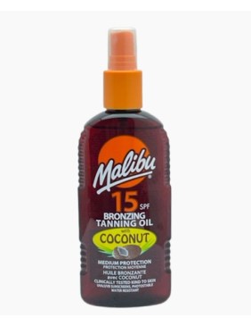 Malibu Bronzing Tanning Oil With Coconut SPF15