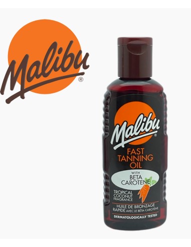 Malibu Fast Tanning Oil With Beta Carotene Malibu Fast Tanning Oil With Beta Carotene