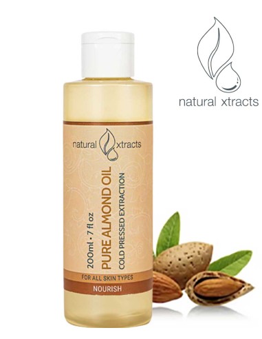 Natural Xtracts Cold Pressed Pure Almond Oil Natural Xtracts Cold Pressed Pure Almond Oil