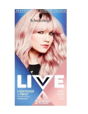Live Lightener Plus Twist Permanent Colour 101 Cool Rose