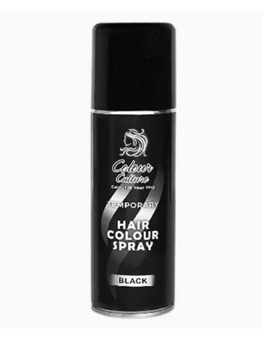 Colour Culture Temporary Hair Colour Black Spray Colour Culture Temporary Hair Colour Black Spray