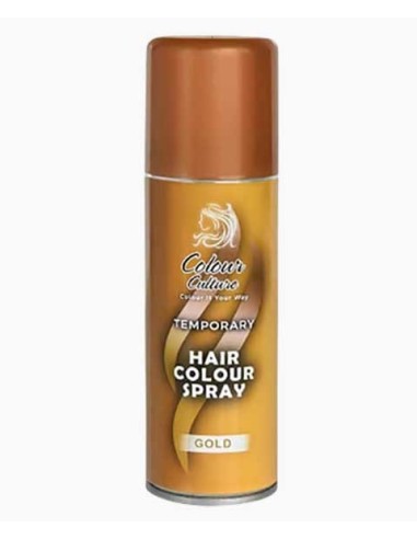 Colour Culture Temporary Hair Colour Gold Spray Colour Culture Temporary Hair Colour Gold Spray