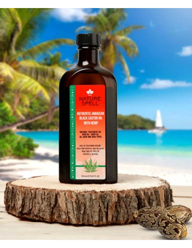 Nature Spell Authentic Jamaican Black Castor Oil With Hemp