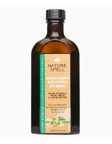 Nature Spell Authentic Jamaican Black Castor Oil With Moringa Nature Spell Authentic Jamaican Black Castor Oil With Moringa