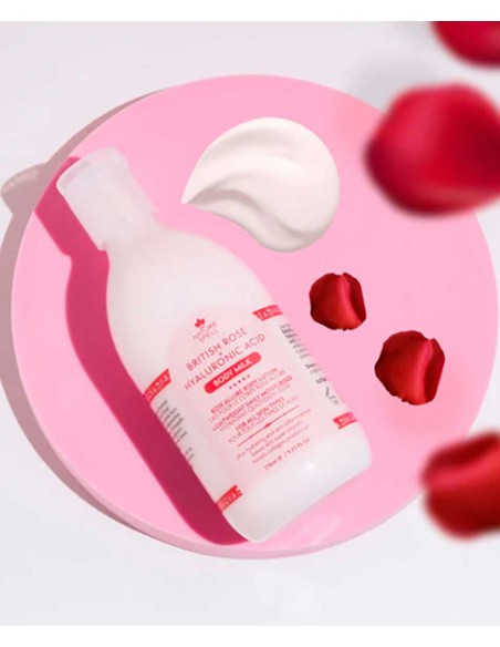 Nature Spell British Rose And Hyaluronic Acid Body Milk Nature Spell British Rose And Hyaluronic Acid Body Milk
