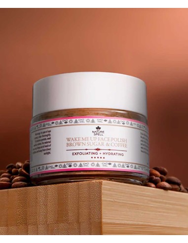 Nature Spell Brown Sugar And Coffee Wake Me Up Face Polish Nature Spell Brown Sugar And Coffee Wake Me Up Face Polish
