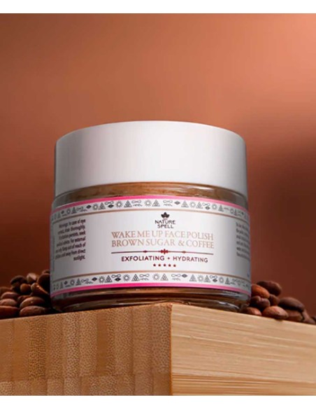 Nature Spell Brown Sugar And Coffee Wake Me Up Face Polish Nature Spell Brown Sugar And Coffee Wake Me Up Face Polish