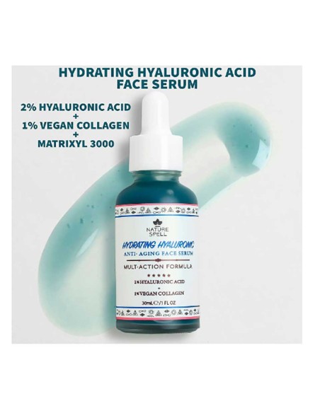 Nature Spell Hydrating Hyaluronic Anti Aging Face Serum
