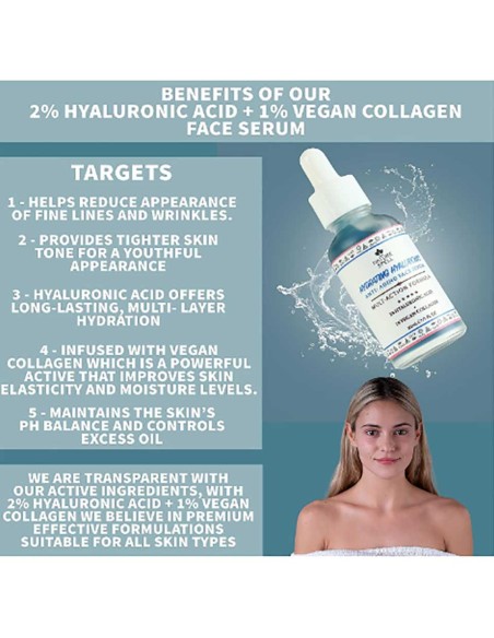 Nature Spell Hydrating Hyaluronic Anti Aging Face Serum