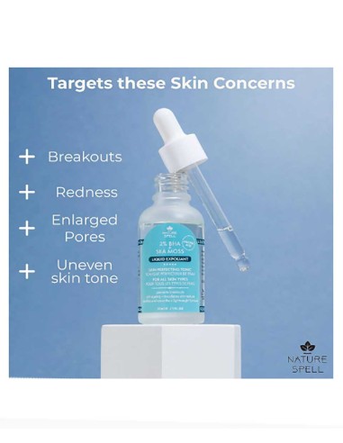 Nature Spell BHA And Sea Moss Liquid Exfoliant Nature Spell BHA And Sea Moss Liquid Exfoliant