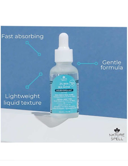 Nature Spell BHA And Sea Moss Liquid Exfoliant Nature Spell BHA And Sea Moss Liquid Exfoliant