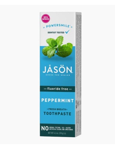 Jason Fluoride Free Peppermint Toothpaste Jason Fluoride Free Peppermint Toothpaste