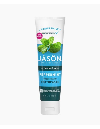 Jason Fluoride Free Peppermint Toothpaste Jason Fluoride Free Peppermint Toothpaste