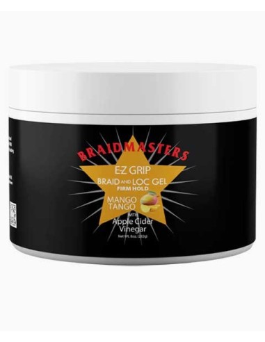 Braid Masters EZ Grip Mango Tango Firm Hold Braid And Loc Gel Braid Masters EZ Grip Mango Tango Firm Hold Braid And Loc Gel