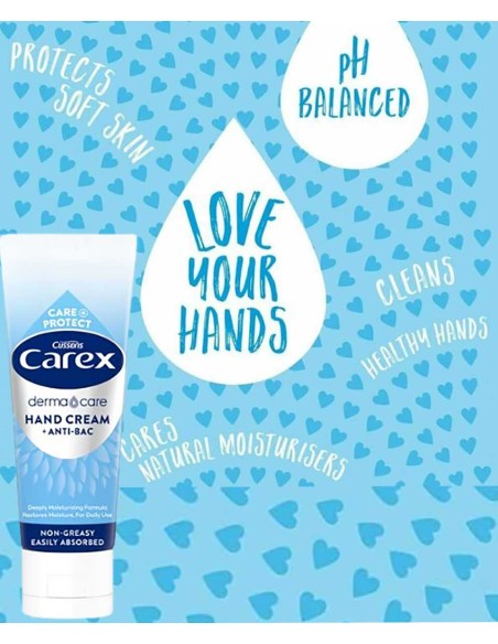 Carex Derma Care Anti Bac Plus Hand Cream Carex Derma Care Anti Bac Plus Hand Cream