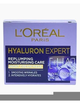 Loreal Hyaluron Expert Replumping Moisturising Care Night Cream Mask