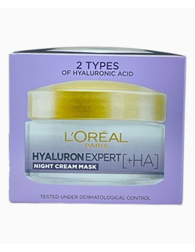 Loreal Hyaluron Expert Replumping Moisturising Care Night Cream Mask