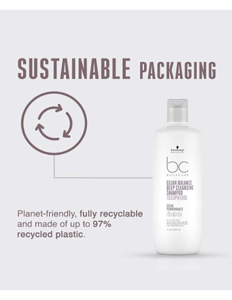 Bonacure Tocopherol Clean Balance Deep Cleansing Shampoo