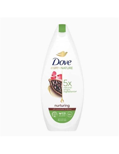 Dove Care By Nature Nurturing With Cocoa Butter And Hibiscus Shower Gel Dove Care By Nature Nurturing With Cocoa Butter And Hibiscus Shower Gel
