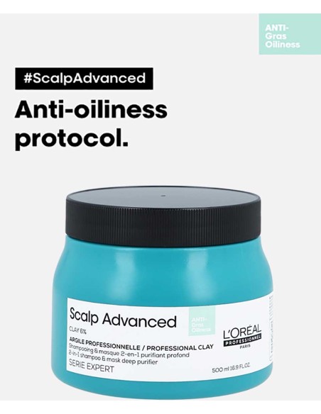 Loreal Serie Expert Scalp Advanced Anti Oiliness 2 In 1 Deep Purifier Clay Mask Loreal Serie Expert Scalp Advanced Anti Oiliness 2 In 1 Deep Purifier Clay Mask