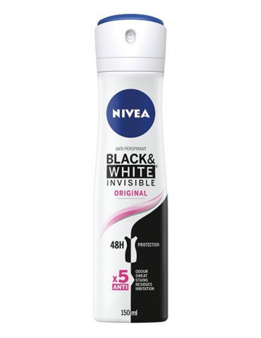 Invisible Anti Perspirant Deodorant Spray For Black And White