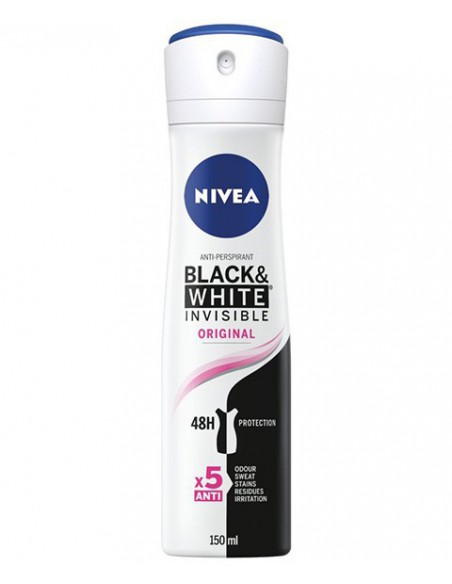 Invisible Anti Perspirant Deodorant Spray For Black And White