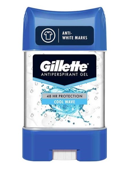Gillette Cool Wave 48HR Antiperspirant Clear Gel Gillette Cool Wave 48HR Antiperspirant Clear Gel