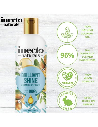 Inecto Naturals Brilliant Shine Argan Conditioner Inecto Naturals Brilliant Shine Argan Conditioner