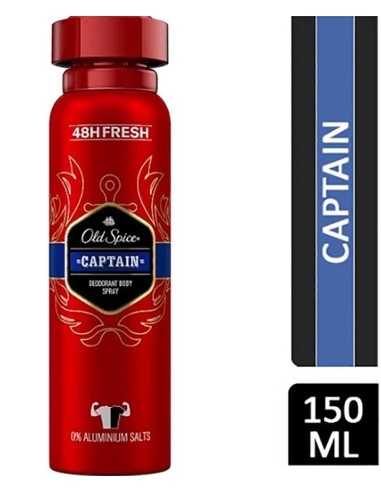 Old Spice Captain Deodorant Body Spray Old Spice Captain Deodorant Body Spray