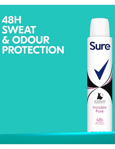 Sure Invisible Pure 48H Deodorant Spray Sure Invisible Pure 48H Deodorant Spray
