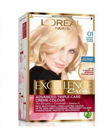 Excellence Creme Advanced Triple Care Creme Colour 01 Lightest Natural Blonde