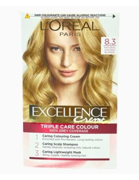 Excellence Creme Triple Care Colour 8.3 Natural Golden Blonde