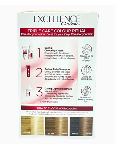 Excellence Creme Triple Care Colour 9 Natural Light Blonde