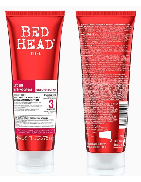Tigi Bed Head Urban Anti Dotes Resurrection Shampoo Tigi Bed Head Urban Anti Dotes Resurrection Shampoo