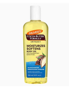 Cocoa Butter Formula Moisturizes Softens Body Oil