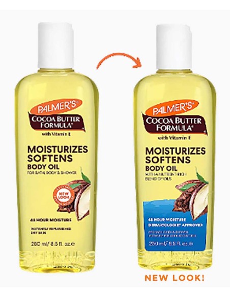 Cocoa Butter Formula Moisturizes Softens Body Oil