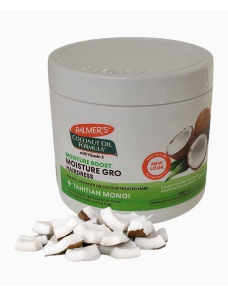 Coconut Oil Formula Moisture Gro Hairdress With Vitamin E Coconut Oil Formula Moisture Gro Hairdress With Vitamin E