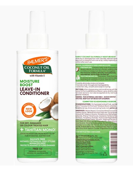 Coconut Oil Formula Moisture Boost Leave In Conditioner Coconut Oil Formula Moisture Boost Leave In Conditioner