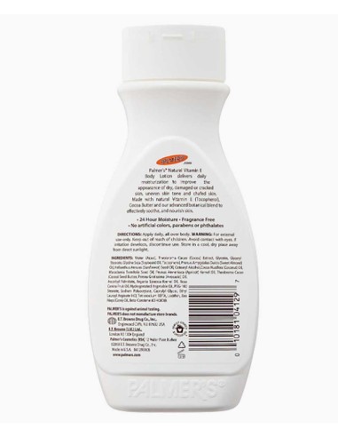 Natural Vitamin E Body Lotion