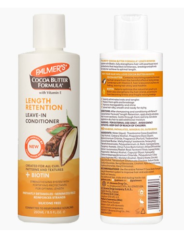 Cocoa Butter Formula Length Retention Leave In Conditioner Cocoa Butter Formula Length Retention Leave In Conditioner