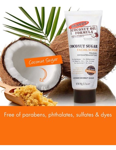 Coconut Oil Formula Coconut Sugar Facial Scrub