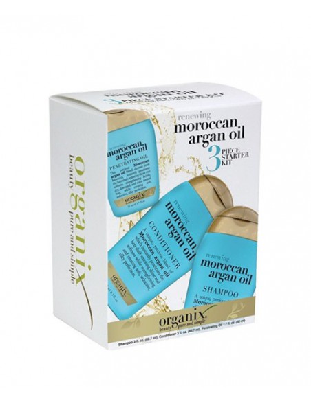 Ogx Renewing Moroccan Argan Oil 3 Piece Starter Kit Ogx Renewing Moroccan Argan Oil 3 Piece Starter Kit