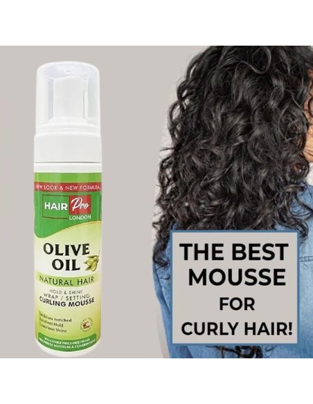 Ican Olive Oil Hold And Shine Curling Mousse Ican Olive Oil Hold And Shine Curling Mousse