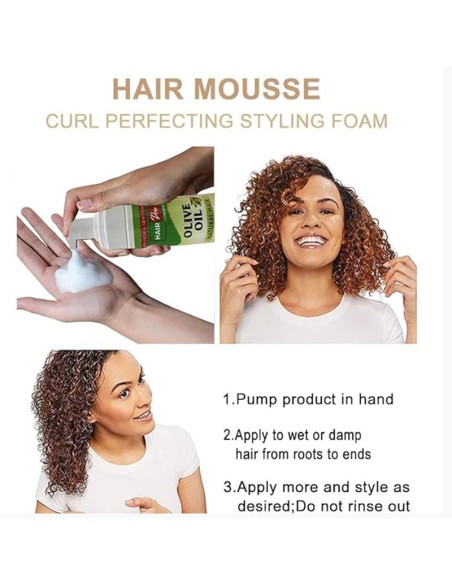 Ican Olive Oil Hold And Shine Curling Mousse Ican Olive Oil Hold And Shine Curling Mousse